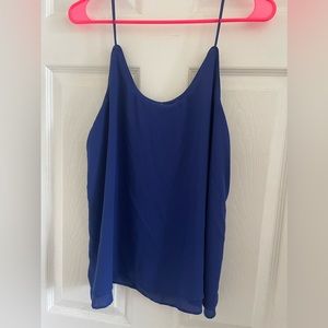 Women’s blue tank top